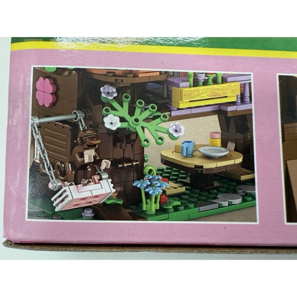840 Piece Tree House Building Sets Creative Forest House Building Blocks Swing - Picture 5 of 8